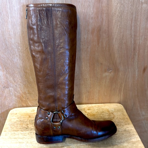 Frye women’s 16” boots w/ full back zippers size 8 new custom soles & heels - Picture 10 of 15